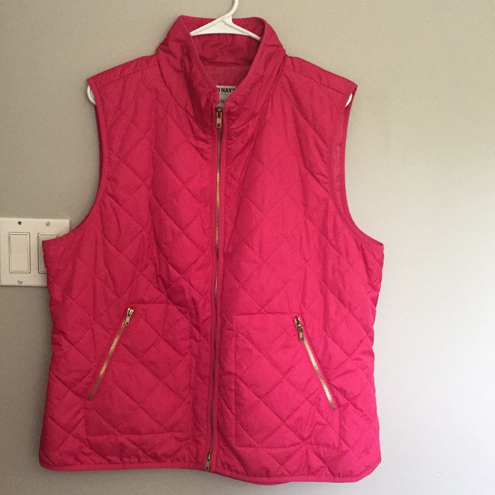 Old Navy Pink Quilted Vest